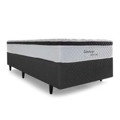 Cama Box Solteirão Herval Edimburgo, Molas Maxspring, 64x96x203 cm