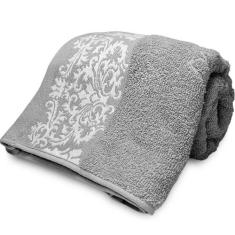 Toalha de Banho Corttex Medalhão Jacquard Alta Absorção Algodão Pré-La