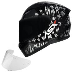 Capacete Para Motociclista HAHA Novo Axxis ASX City Fun + Viseira Fumê