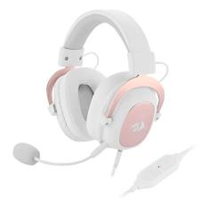 Headset Redragon Zeus 2 H510w 3.5 Controlador Usb Adaptad P2, Branco/R