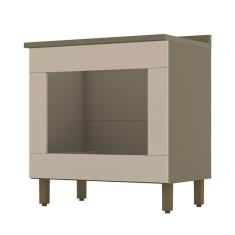 Balcão Forno Embutir Connect com Tampo - Móveis Henn