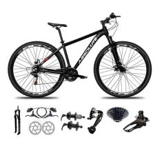 Bicicleta Aro 29 Absolute Nero 5 Freio Hidráulico K7 27v Garfo Com Trava - Preto Tam.21