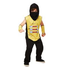 Fantasia Ninja Infantil Carnaval Halloween Mortal Kombat