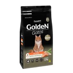 Ração Golden Gatos Castrados Salmão, 1kg
