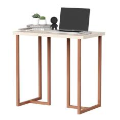 Escrivaninha Aparador  Estilo Industrial Moderna Mali 76cm Pequena Par