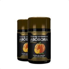 2x OLEO DE SEMENTE DE ABOBORA 1400MG 60CAPS HF SUPLEMENTOS