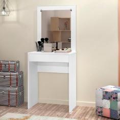 Penteadeira Sofie Com Espelho 1 Gaveta Branco - J A