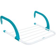 Varal Portátil Click - Aço - Branco Secalux