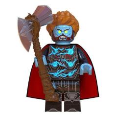 Boneco Blocos De Montar Thor Zumbie Marvel Terror