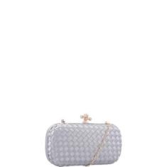 Bolsa Clutch Jennifer em Intrecciato-Feminino