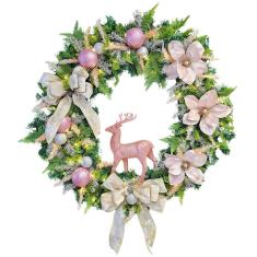 Guirlanda Natalina Dourada 85Cm Enfeite De Natal