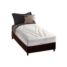 Cama Box Solteiro: Colchão Molas Herval Maxspring American + Base CRC 
