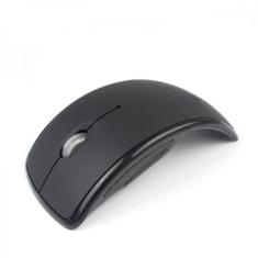 Mouse sem fio fino e dobrável com adaptador wireless