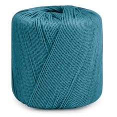 CAMAL Fio de tricô, fio de algodão Amigurumi 1 mm x 145 metros, fios de algodão de 8 camadas para tricô, enfeites de Natal de crochê, amigurumi, doily, xale, vestidos, chapéus (azul escuro)