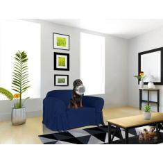 Capa para Sofá de 1 lugar até 1 metro em Gorgurão Resistente Kids Cria