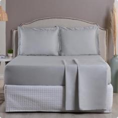 Lençol King Avulso Algodão Egípcio 1000 Fios - Elástico Toda a Volta -