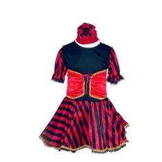 Fantasia Pirata Luxo Infantil Carnaval e Halloween Completa - Vendaval