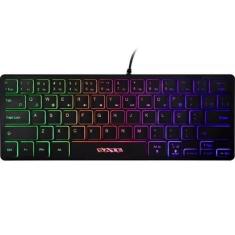 Teclado Mini Sate AK-871 Rainbow USB PT - Satellite