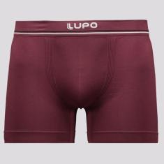 Cueca Boxer Lupo Microfibra Sem Costura Vinho, G