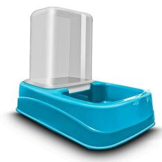 Comedouro Automático Cachorro Gato Pote Ração Flex 1kg Uau Pet - Mec P