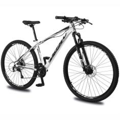 Bicicleta aro 29 KRW Alumínio 27 Velocidades Freio Hidráulico Suspensão dianteira Mountain Bike KR4-Unissex