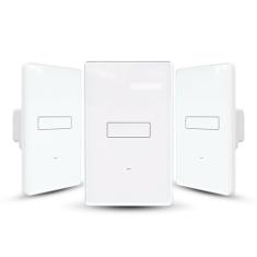 Interruptor Inteligente Wi-Fi Touch 1 Tecla Branco AGL – Controle por App e Assistentes de Voz