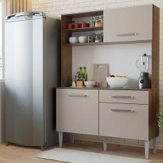 Arm??rio de Cozinha Compacta 120cm Life Madesa