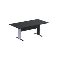 Mesa de Reunião 180x90cm Mr1800at Preto/Lilás