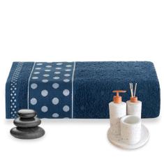 Toalha de Banho Petit Poá 100% Algodão Máxima Absorção - Bia Enxovais,