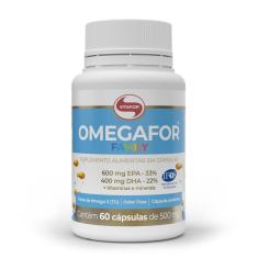 Omega 3 Omegafor Family EPA 600mg + DHA 400mg (60 Caps) Vitafor