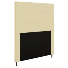 Cabeceira Luna Para Cama Box Solteiro 90 cm Corino - D'Rossi