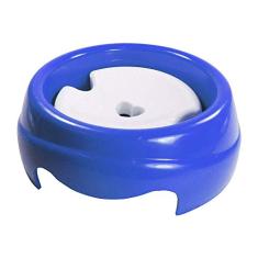 Furacão Pet Bebedouro Plástica Especial Para Caes 1000Ml Pelo Longo Azul Para Cães