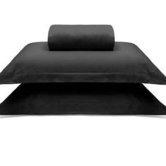 Jogo de Cama Buettner Queen Malha 100% Algodao Liso 3 Peças Image Pret