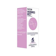 Fator Vermes Pet para Cães e Gatos Arenales 26g