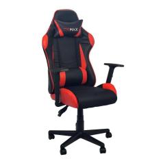 Cadeira Gamer Couro Giratória Tr-Max - Vermelha