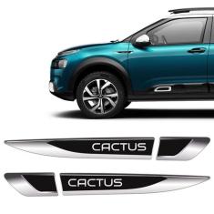 Emblema Resinado Aplique Lateral Citroen C4 Cactus Inclinado - SPORTIN