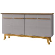 Aparador Buffet Opala Branco com Cinamomo  - Móveis Bechara