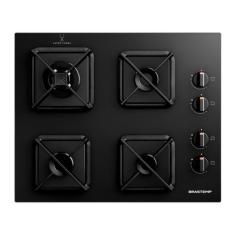Cooktop 4 Bocas a Gás Brastemp GLP Preto Superautomático BDS62AE, Pret