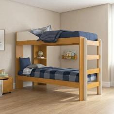 Beliche Solteiro Indy Cinamomo/Off White - Conquista Móveis