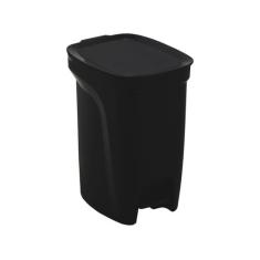 Lixeira Tramontina Compact em Polipropileno Preto 10L, Preto