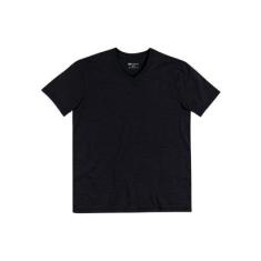 Camiseta Básica Flamê Com Decote V Masculina-Masculino