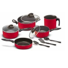 Conjunto de panelas vermelho 08 peças Antiaderente Facilke