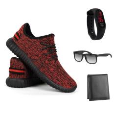 Tênis Easy + Óculos + Digital Finin + Carteira-Masculino
