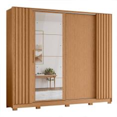 Guarda Roupa Casal Jacarandá 4 Portas Flex com 4 Espelhos - Móveis Albatroz