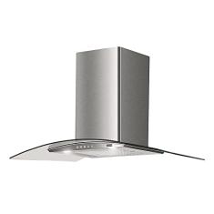 COIFA DE PAREDE VIDRO CURVO GLASS CLASSIC FRANKE 90CM 220V, Aço Inox