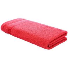 Toalha De Banho Modelo Karisma Perfeito Estilo, Vermelho