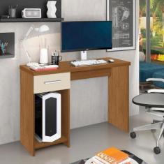 Mesa Escrivaninha para Computador/Notebook - Germai Prisma - Freijó/Of