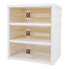 Caixas de Sapato de Inicialização Caixa Organizador de Sapato Dobrável Multi Camada Com Porta Magnética para Organizar Sapatos Caixa de Armazenamento de Sapato de Plástico