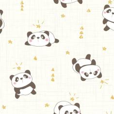 Papel de Parede Infantil Panda 2,70x0,57m - Quartinhos