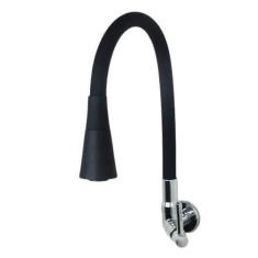 Torneira Pia Cozinha Gourmet Tubo Cone Preta Modelo Parede - Cmm Metai